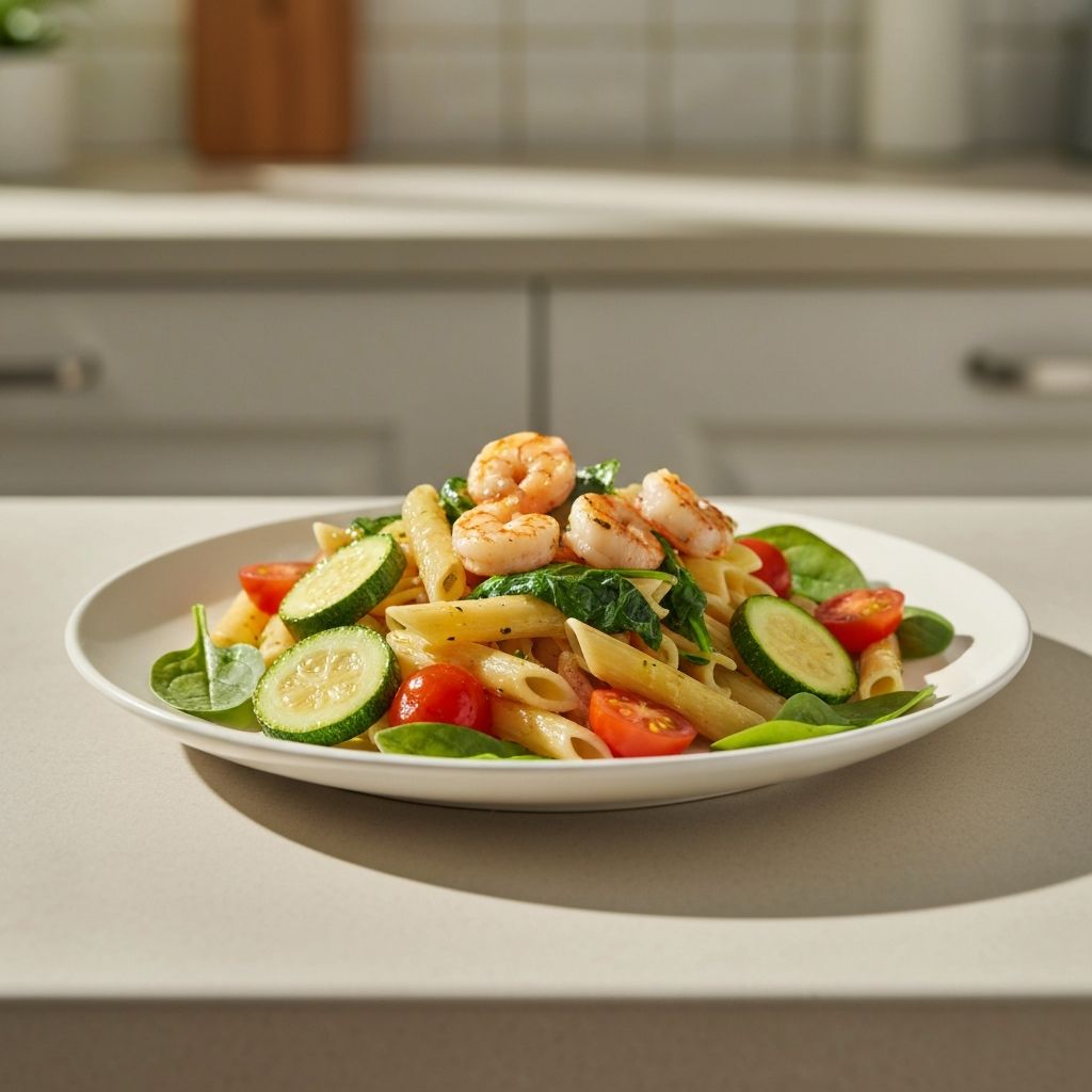 Everyday meal showing macronutrients